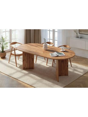 Rani Home Yemek Masası Atlantik Çam 200 cm GA-5319