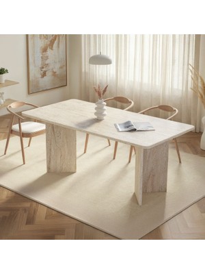 Rani Home Yemek Masası Traverten 180 cm GA-5359