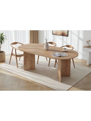 Rani Home Yemek Masası Safir Meşe 200 cm GA-5320