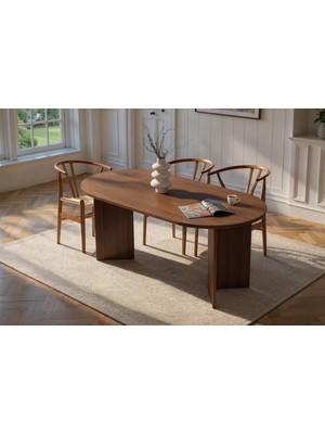 Rani Home Yemek Masası Milano Ceviz 180 cm GA-5313