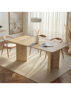 Rani Home Yemek Masası Bal Meşe 180 cm GA-5357