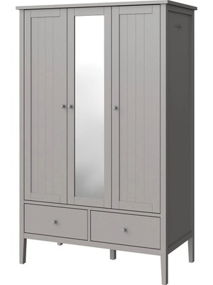 Ikea Gullaberg Aynalı Portmanto: Gri Renk, 128.0X64.0X201.0 cm Ebatlarıyla Şık ve Geniş Hacimli Çözü