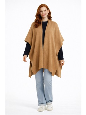 Neden Tekstil Kadın Triko Camel Omuz Şalı