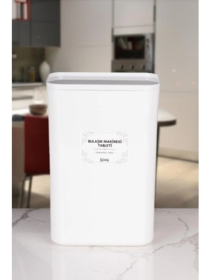 Nyl Home Vakum Kapaklı Bulaşık Makinası Tabileti Kutusu Kabı