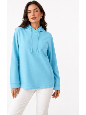 Neden Tekstil Kadın Kapüşonlu Sweatshirt - Rahat ve Şık