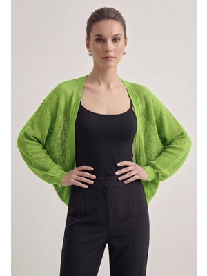 Neden Tekstil Premium Ajurlu Ince Triko Bolero Hırka