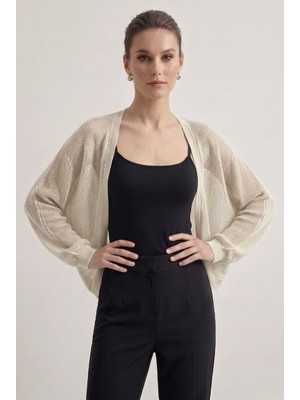 Neden Tekstil Premium Ajurlu İnce Triko Bolero Hırka