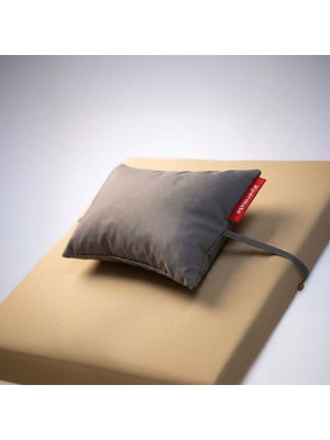 Xpermate Şezlong Yastığı Baş ve Boyun Destekli Havuz Plaj Bahçe Gri