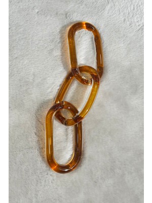 Lara Decor Sıcak Cam Zincir Amber