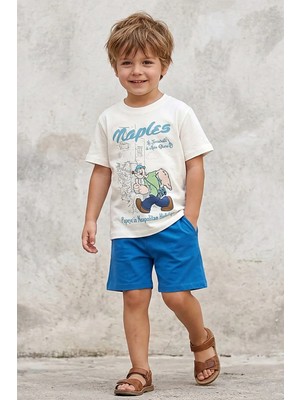 Dmb Kids Erkek Çocuk Penye Şortlu Takım DMB-7637
