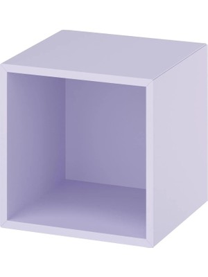 Ikea Eket Depolama Rafı 35X35X35 Cm, Pastel Lila Rengiyle Evinize Düzen ve Şıklık Katın!