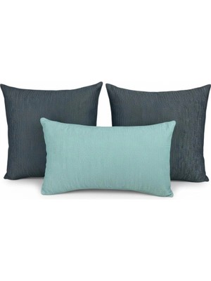 Elanora Home Indoor Outdoor Kırlent,güneşe Dayanıklı Balkon Bahçe Marin Kırlent Kılıfı 3’lü Set