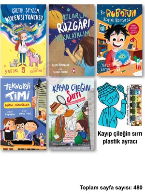 Timaş Çocuk Işıltılı Şeyler Koleksiyoncusu Atlarla Rüzgarı Yakalayalım Bir Robotun Kafası Karışırsa Teknoloji Timi Dijital Günlükler Kayıp Çileğin Sırrı