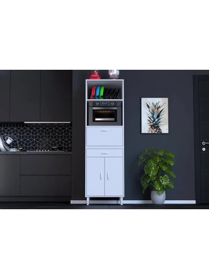 Vivense Ennet Çok Amaçlı Mutfak Dolabı, 1 Kapaklı, 56 cm