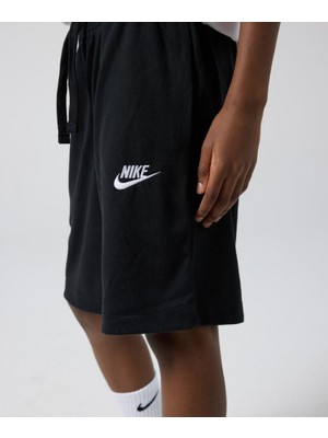 Nike Swoosh Jersey Günlük Siyah Çocuk Şort