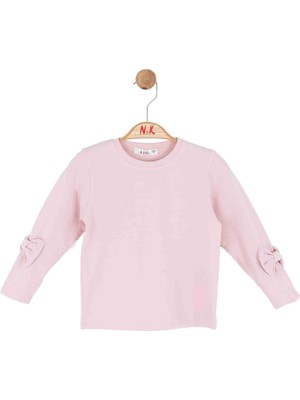 Nk Kids Kız Çocuk Kolları Fiyonklu Badi NK-31625