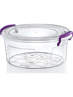 Asil Acar Home 1no Yuvarlak 0,60 Lt. Saklama Kabı ROYALEKS-ÇNK2002