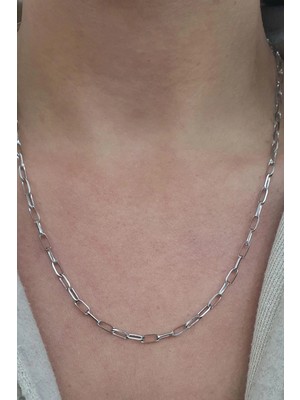 Ose Shop Italyan 925 Ayar Gümüş Zincir Kolye Unisex