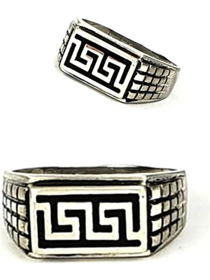 Ose Shop 925 Ayar Gümüş Erkek Modern Yüzük