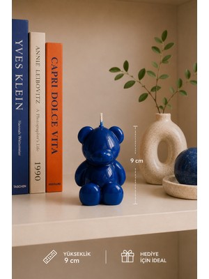 Typoniq Attitude Included Teddy Bear Sevimli Ayıcık Mum Lacivert
