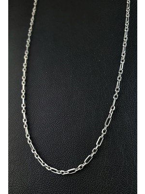 Ose Shop Italyan Tasarımı 925AYAR Gümüş Trend Erkek Zincir Kolye