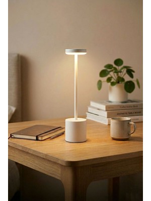Empressco Noas YL86-1238 Wizard Şarjlı Masa Lambası 3 Işık Modu | Kablosuz Minimal LED Aydınlatma Dokunmatik - Fiyatı, Yorumları
