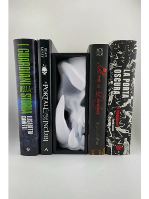 Art3 Ork Kuru Kafa Book Nook - Fantastik Kitap Tutucu ve Gotik Kitaplık Süsü 20 cm