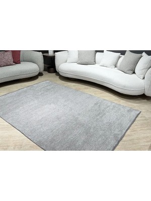 Vivense Konya Modern Çizgili Salon Halısı, Gri, 195X290