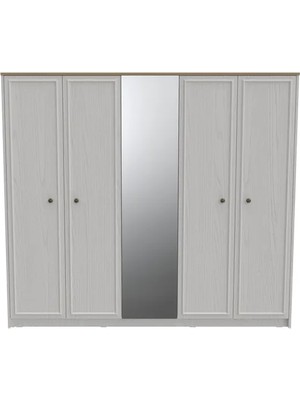Vivense Calen Gardırop, 5 Kapaklı
