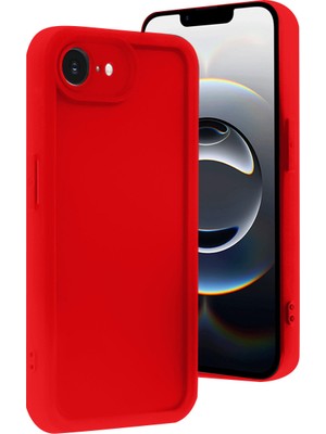 Fırsatkolik iPhone 16E Kılıf Viera Silikon - Kırmızı