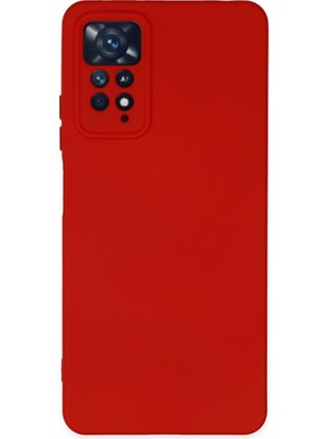 Fırsatkolik Redmi Note 11 Pro Kılıf Nano Içi Kadife Silikon - Kırmızı