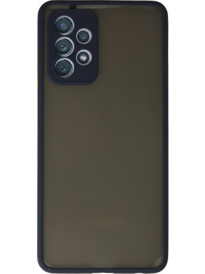Fırsatkolik Galaxy A72 Kılıf Montreal Silikon Kapak - Lacivert
