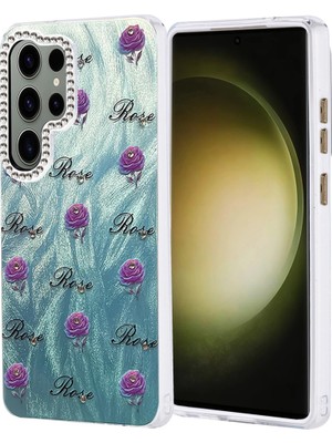 Fırsatkolik Samsung Galaxy S25 Ultra Kılıf Blade Aynalı Desenli Kapak - Desen 9