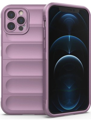 Fırsatkolik Apple Iphone 12 Pro Kılıf Optimum Silikon - Mor