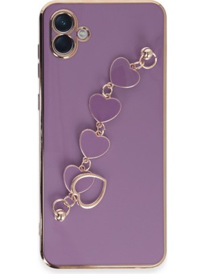 Fırsatkolik Galaxy A04E Kılıf Esila Silikon - Mor