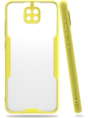 Fırsatkolik Redmi Note 9 Kılıf Platin Silikon - Sarı