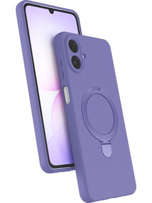 Fırsatkolik Galaxy A07 4g Regal Magsafe Standlı Kapak - Lila