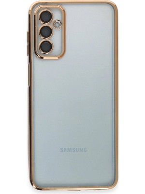 Fırsatkolik Samsung Galaxy M23 Kılıf Razer Lensli Silikon - Gold