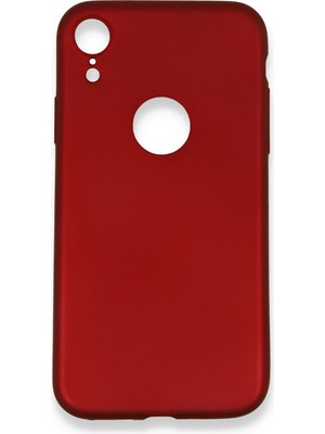 Fırsatkolik Mey Ithalat®   iPhone Xr Kılıf First Silikon - Bordo