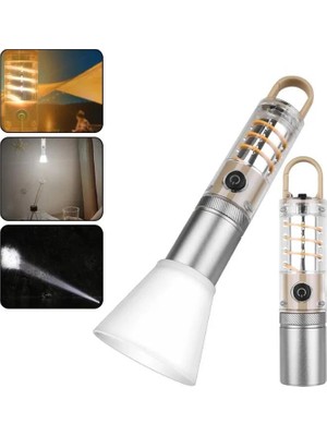 Fırsatkolik Peakstar PS-8915 10W Zoomlu LED Powerbank Özellikli Şarjlı Kamp El Feneri