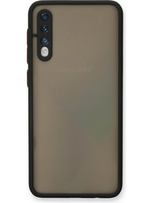 Fırsatkolik Mey Ithalat®  Samsung Galaxy A30S Kılıf Montreal Silikon Kapak - Siyah
