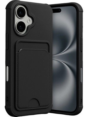 Fırsatkolik Apple Iphone 17 Kelvin Kartvizitli Silikon - Siyah