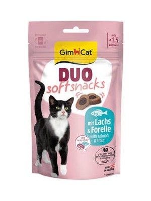 Fırsatkolik Duo Soft Shacks Somon ve Alabalıklı Kedi Ödül Maması 50 gr