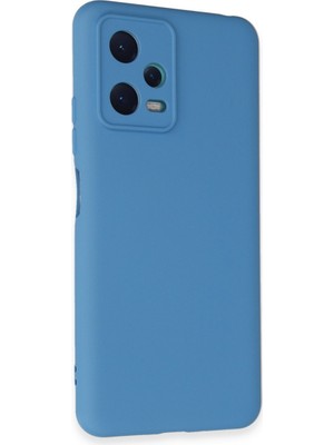 Fırsatkolik Redmi Note 12 5g Kılıf Nano Içi Kadife Silikon - Mavi