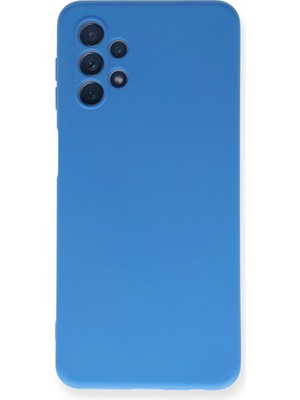 Fırsatkolik Samsung Galaxy A52 Kılıf Nano Içi Kadife Silikon - Mavi
