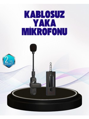 Fırsatkolik Mey Ithalat® 360 Derece Ses Algılamalı Type C Şarjlı Yaka Mikrofonu
