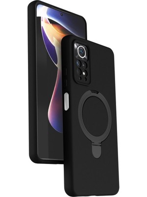 Fırsatkolik Redmi Note 12 Pro 4g Regal Magsafe Standlı Kapak - Siyah