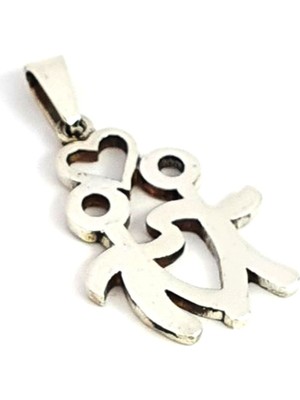 Ose Shop 925 Ayar Gümüş Aşk Kolyesi