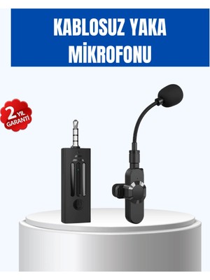 Fırsatkolik Mey Ithalat® Bluetooth 5.2 Destekli Gürültü Önleyici Kablosuz Mikrofon