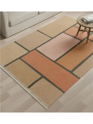 Vivense Renkli Baskılı Dokuma Taban Halı, 144 Yng, 80X150  cm